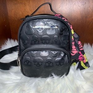 Betsey Johnson Skull Mini Backpack